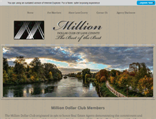 Tablet Screenshot of milliondollarclub.net